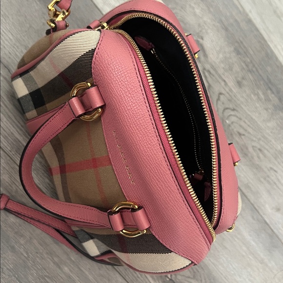 Burberry Pink and Tan Crossbody Bag - Picture 5 of 5